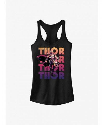 Marvel Thor: Love and Thunder God of Thunder and Lightning Girls Tank $7.37 Tanks