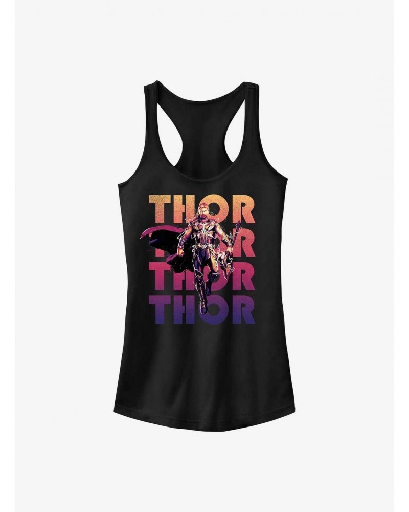 Marvel Thor: Love and Thunder God of Thunder and Lightning Girls Tank $7.37 Tanks