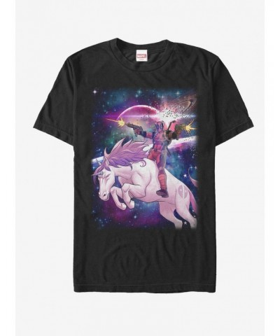 Marvel Deadpool Space Unicorn T-Shirt $6.69 T-Shirts