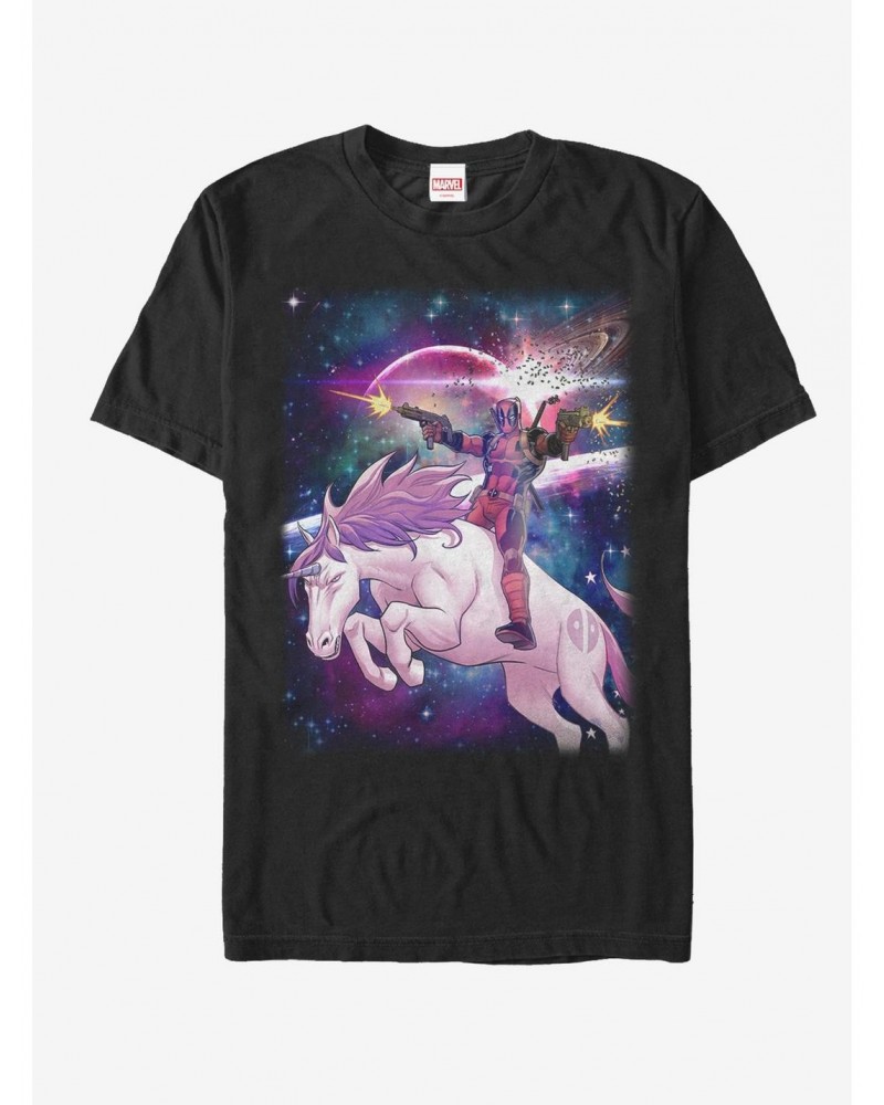 Marvel Deadpool Space Unicorn T-Shirt $6.69 T-Shirts