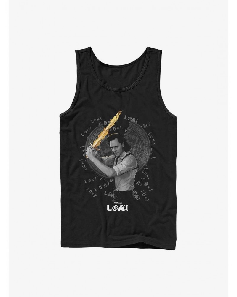 Marvel Loki Laevateinn Sword Tank Top $6.77 Tops