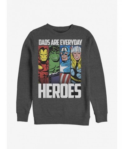 Marvel Avengers Everyday Hero Dad Crew Sweatshirt $10.63 Sweatshirts