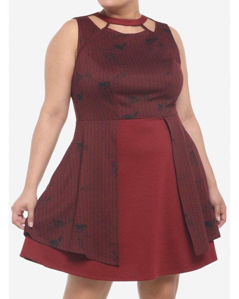 Her Universe Marvel Doctor Strange In The Multiverse Of Madness Wanda Maximoff Dress Plus Size $14.38 Dresses