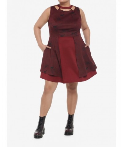Her Universe Marvel Doctor Strange In The Multiverse Of Madness Wanda Maximoff Dress Plus Size $14.38 Dresses