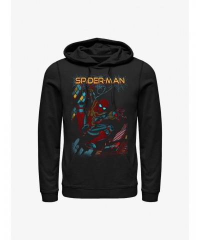 Marvel Spider-Man: No Way Home Slinging Cover Hoodie $11.85 Hoodies