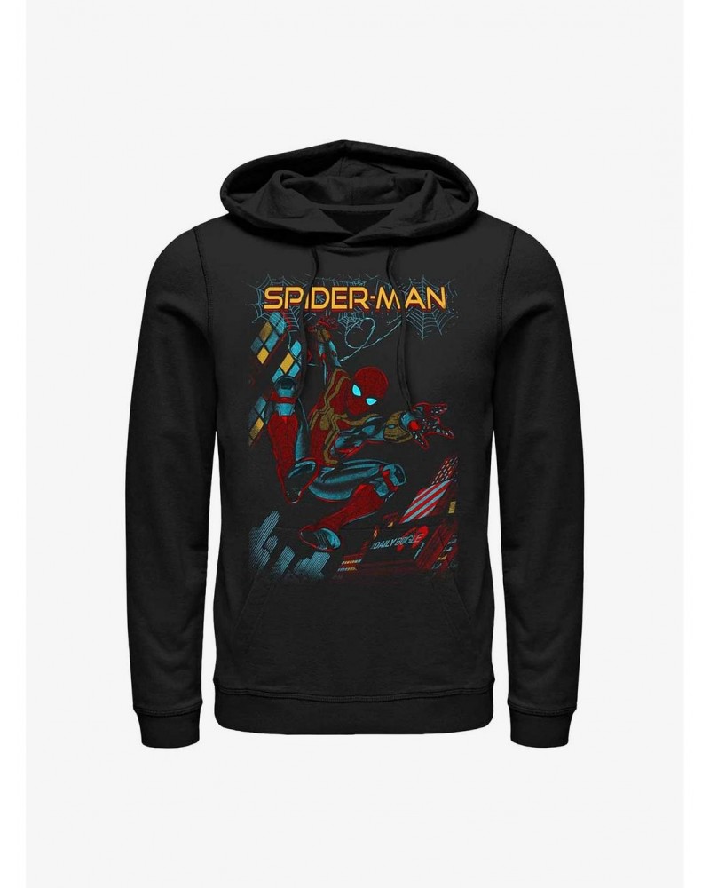 Marvel Spider-Man: No Way Home Slinging Cover Hoodie $11.85 Hoodies