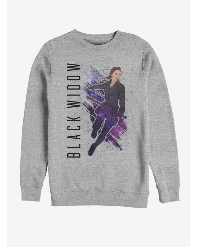 Marvel Avengers: Endgame Black Widow Painted Sweatshirt $12.40 Sweatshirts