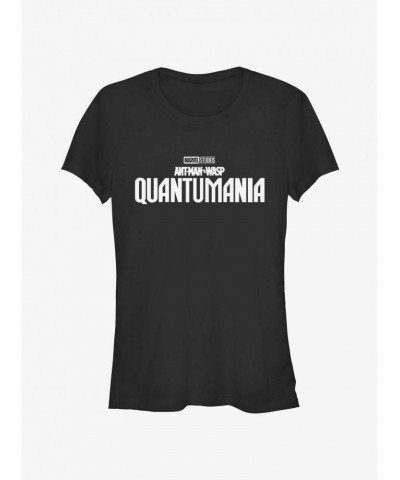 Marvel Ant-Man and the Wasp: Quantumania Logo Girls T-Shirt $9.36 T-Shirts