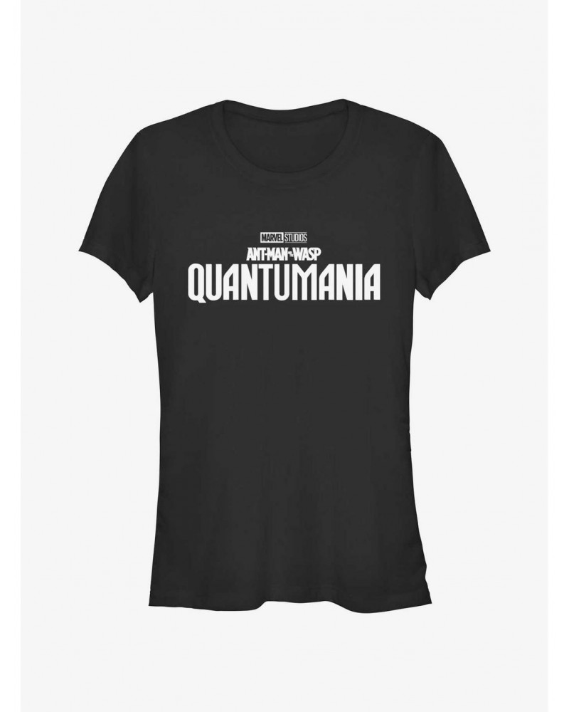 Marvel Ant-Man and the Wasp: Quantumania Logo Girls T-Shirt $9.36 T-Shirts