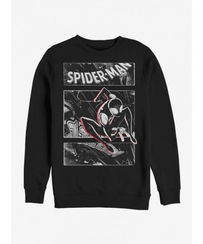 Marvel Spider-Man: Into The Spider-Verse Street Panels Sweatshirt $9.74 Sweatshirts