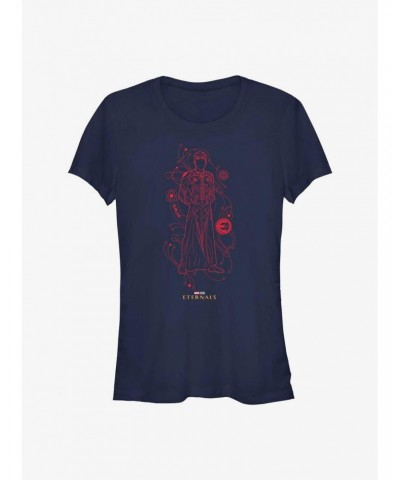 Marvel Eternals Druig Line Art Girls T-Shirt $5.98 T-Shirts