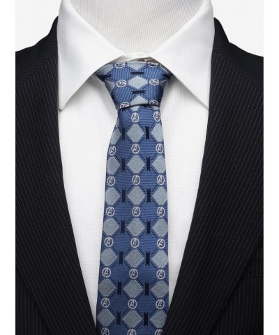 Marvel Avengers Argyle Blue Tie $22.37 Ties