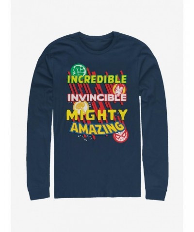 Marvel Awesomeness Long-Sleeve T-Shirt $10.26 T-Shirts