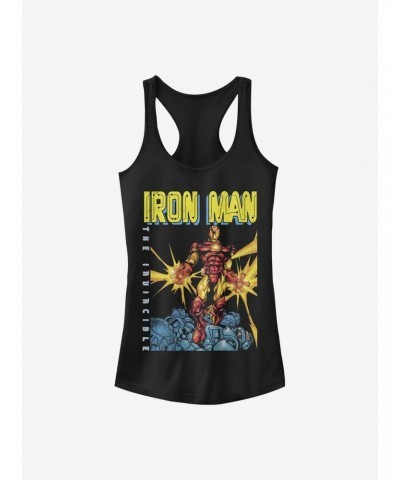 Marvel Iron Man Iron Man Girls Tank $7.17 Tanks