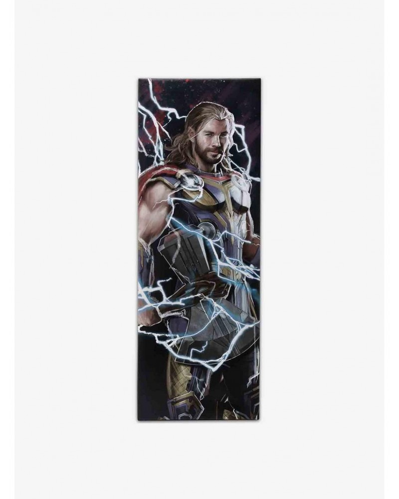 Marvel Thor Love and Thunder Lightning Vertical Canvas Wall Decor $34.25 Décor