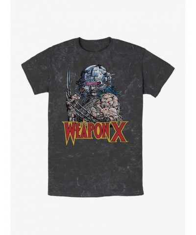 Marvel X-Men Weapon X Mineral Wash T-Shirt $8.08 T-Shirts