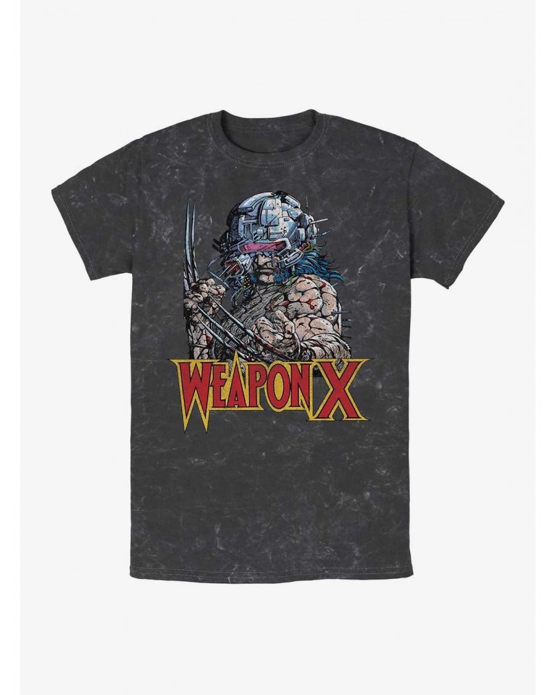 Marvel X-Men Weapon X Mineral Wash T-Shirt $8.08 T-Shirts