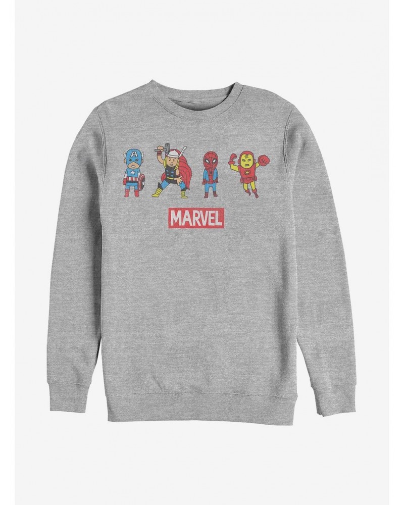 Marvel Avengers Pop Art Group Sweatshirt $11.22 Sweatshirts