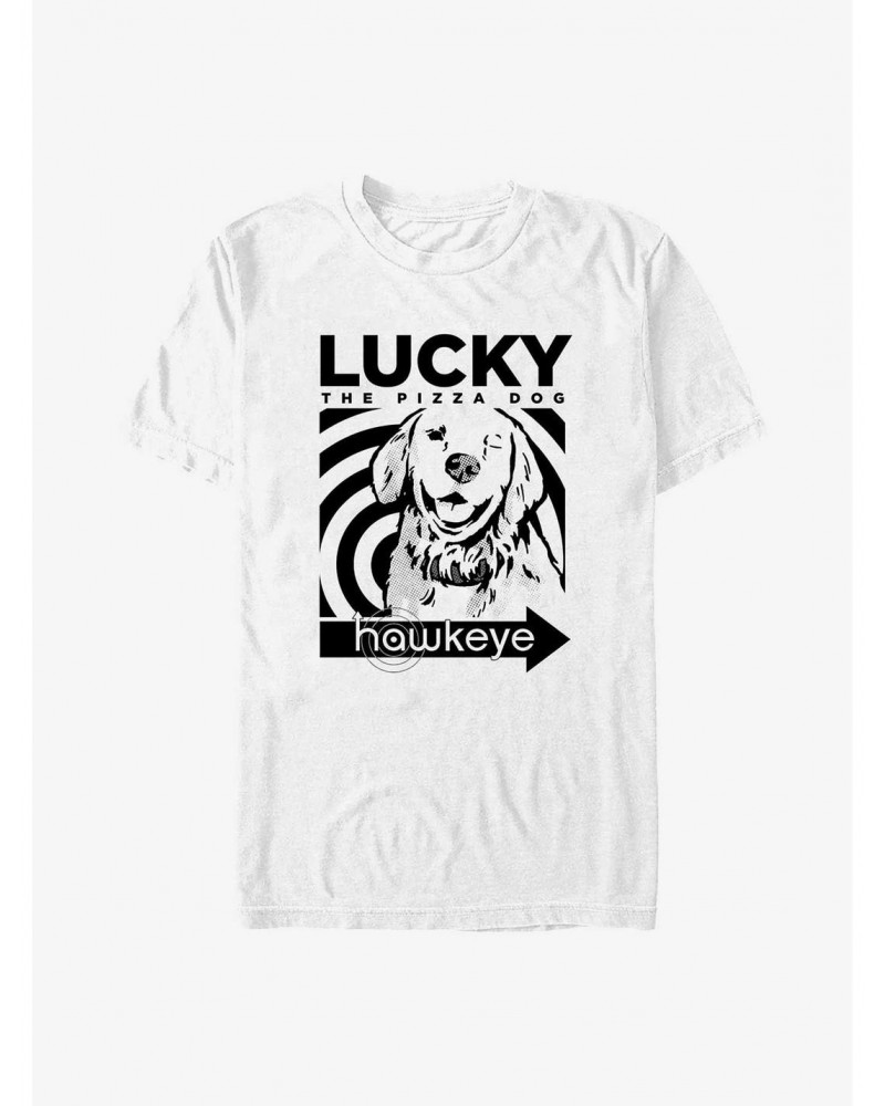 Marvel Hawkeye Lucky Close Up T-Shirt $6.69 T-Shirts