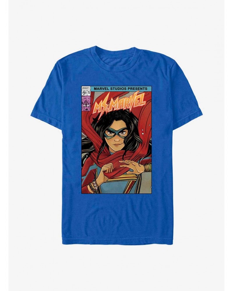 Marvel Ms. Marvel Comic Cover T-Shirt $7.84 T-Shirts