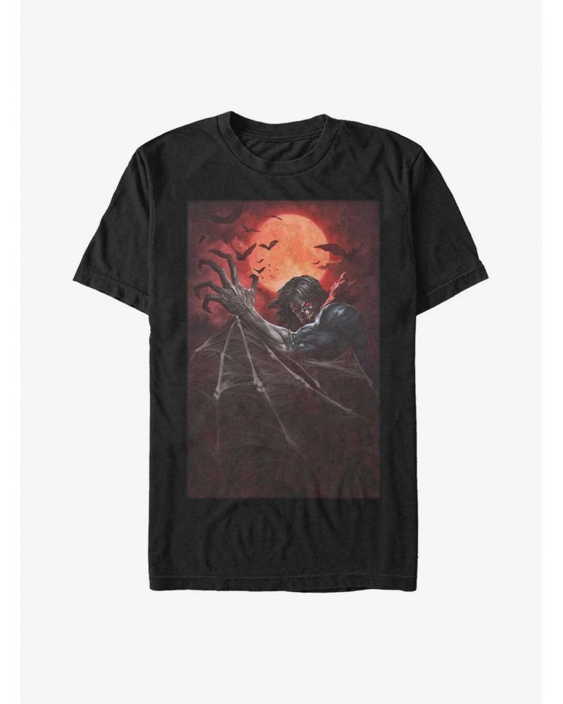 Marvel Painted Morbius T-Shirt $9.57 T-Shirts