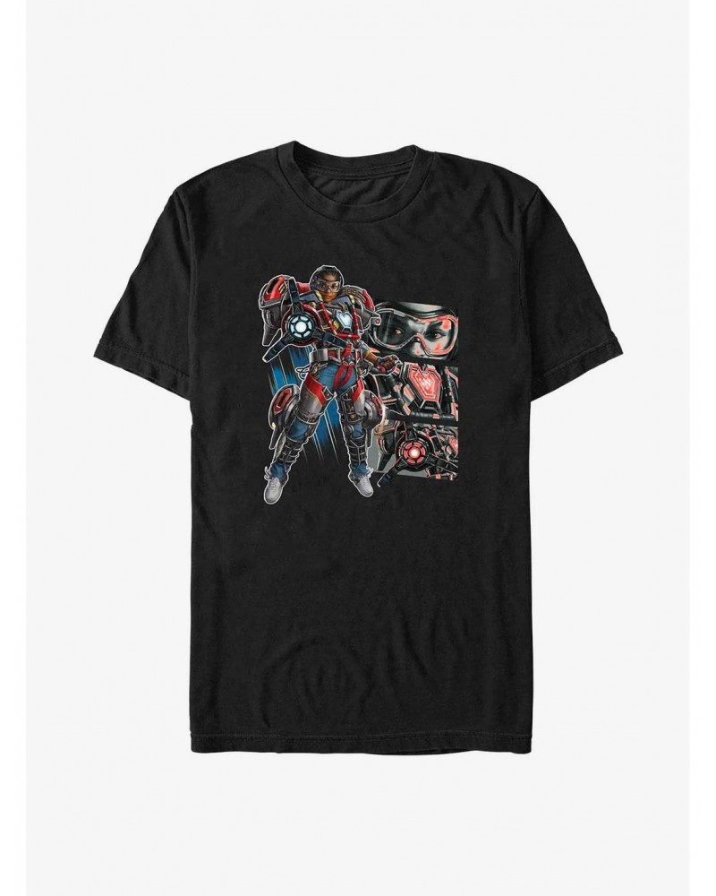 Marvel Black Panther: Wakanda Forever Ironheart Suit Detail T-Shirt $6.50 T-Shirts