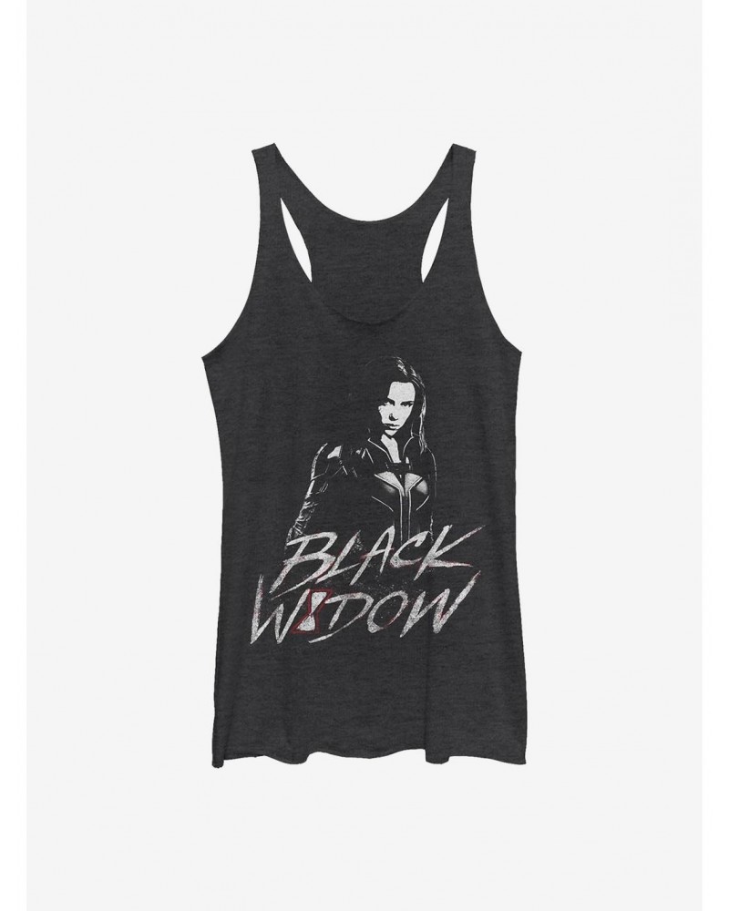 Marvel Black Widow Fierce Pose Girls Tank $9.74 Tanks