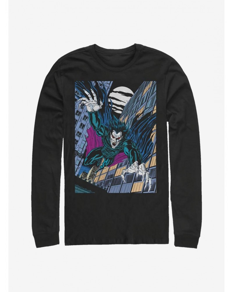 Marvel Morbius Vampire Flight Long-Sleeve T-Shirt $9.48 T-Shirts
