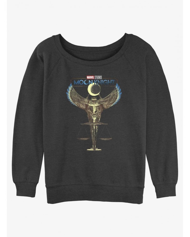 Marvel Moon Knight Khonshu Relic Girls Slouchy Sweatshirt $11.22 Sweatshirts