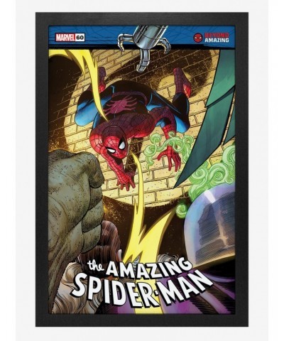 Marvel Spider-Man 60Th Ann Villains Framed Wood Wall Art $8.96 Merchandises