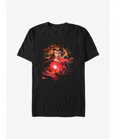 Marvel Doctor Strange in the Multiverse of Madness Dark Side Scarlet Witch Big & Tall T-Shirt $11.72 T-Shirts