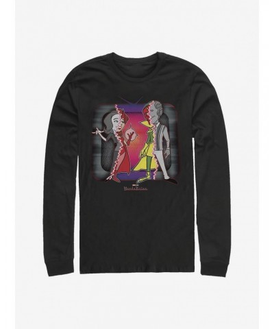 Marvel WandaVision Secret Identities Long-Sleeve T-Shirt $9.48 T-Shirts