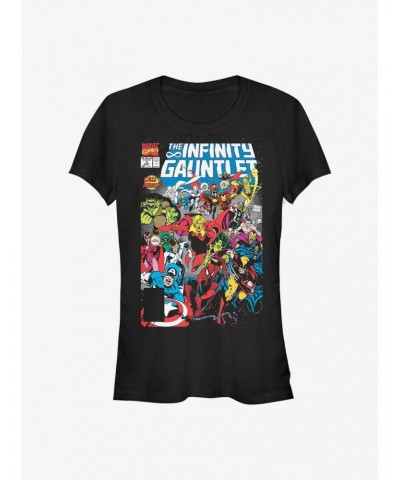 Marvel Avengers The Infinity Gauntlet Girls T-Shirt $6.57 T-Shirts