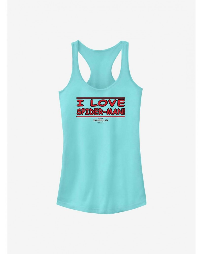 Marvel Spider-Man I Love Spider-Man Girls Tank $8.57 Tanks