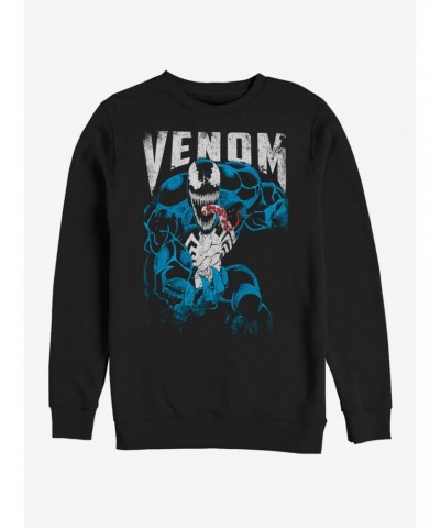 Marvel Venom Grunge Sweatshirt $10.92 Sweatshirts
