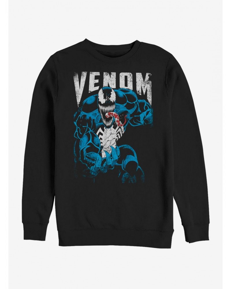 Marvel Venom Grunge Sweatshirt $10.92 Sweatshirts