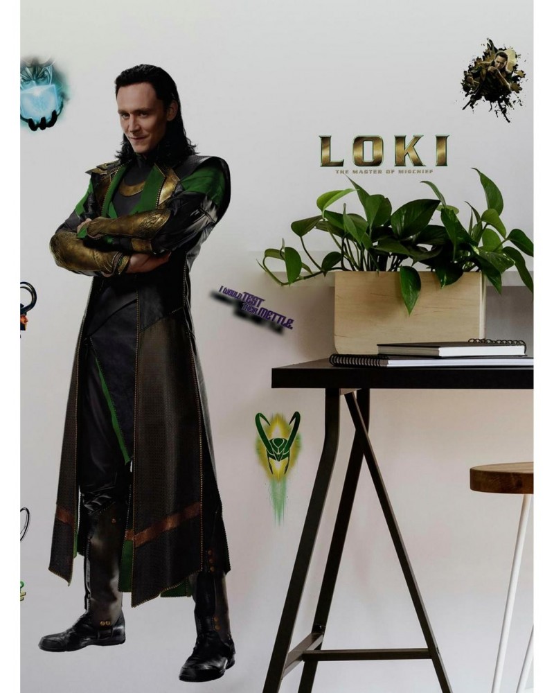 Marvel Loki Peel & Stick Giant Wall Decal $9.95 Decals