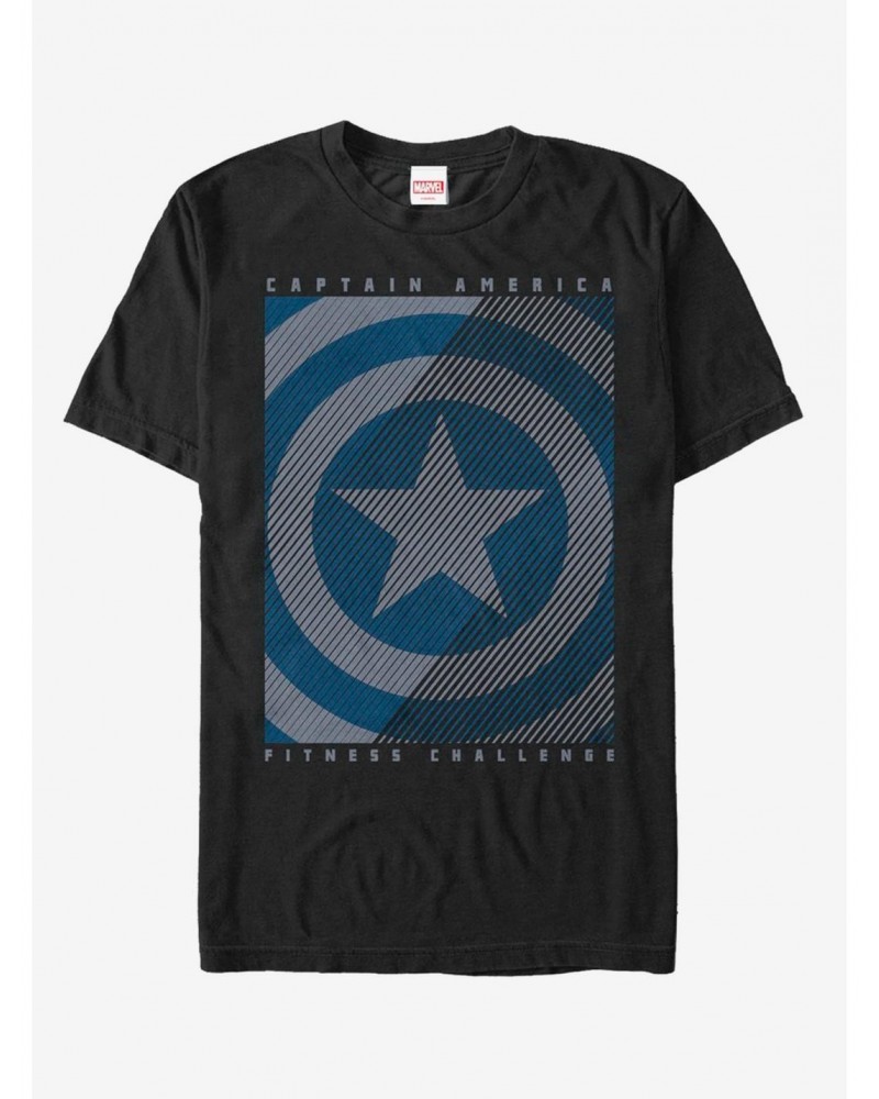 Marvel Captain America Shield Camp T-Shirt $6.50 T-Shirts