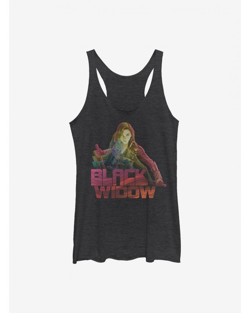 Marvel Black Widow Pose Girls Tank $6.22 Tanks