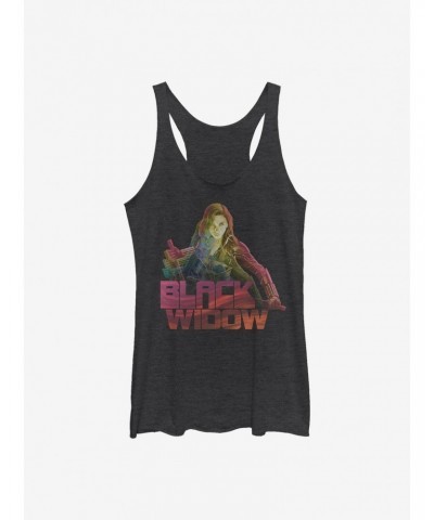 Marvel Black Widow Pose Girls Tank $6.22 Tanks