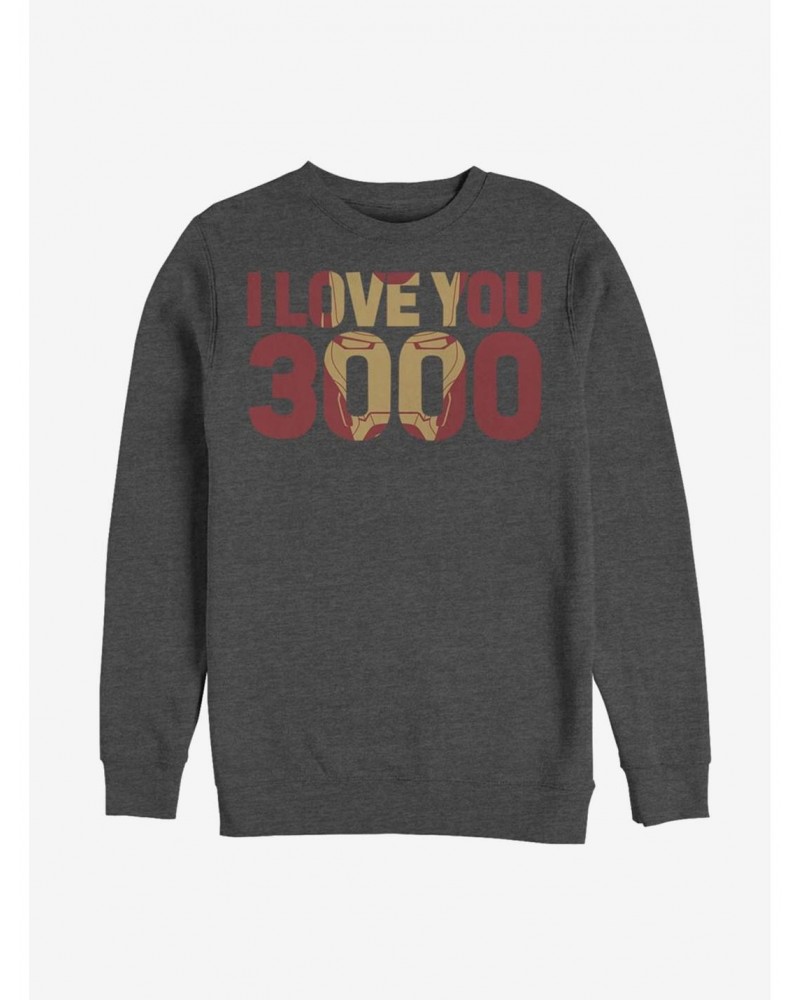 Marvel Avengers: Endgame Love You 3000 Sweatshirt $11.51 Sweatshirts