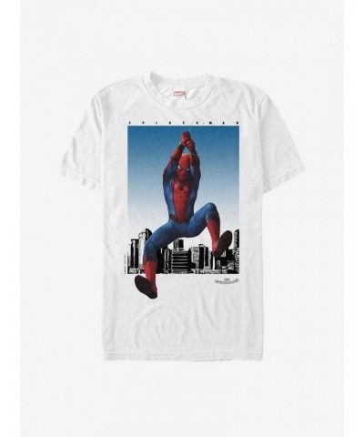 Marvel Spider-Man Homecoming Cityscape T-Shirt $6.88 T-Shirts