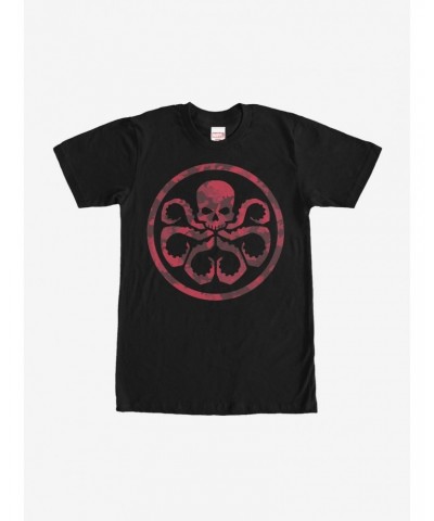 Marvel Hail Hydra Camo Print T-Shirt $7.46 T-Shirts