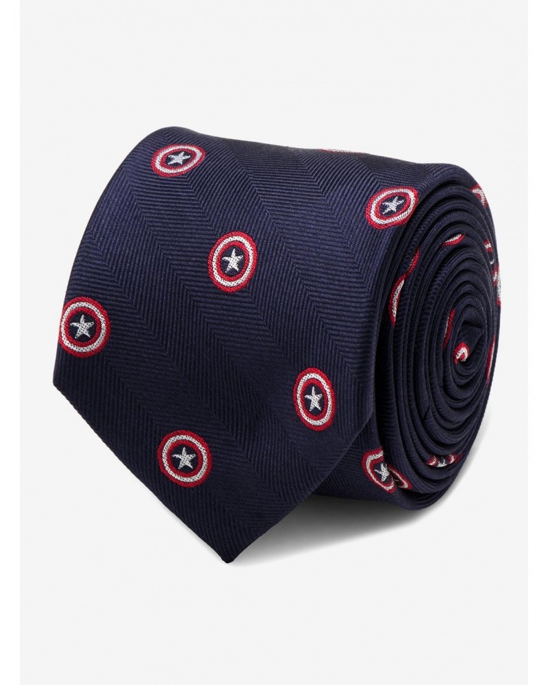 Marvel Captain America Navy Tie $21.09 Ties