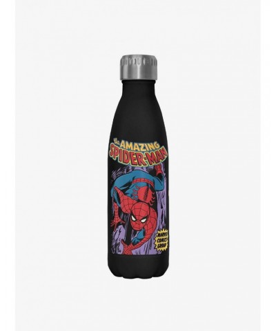 Marvel Spider-Man Spidey Cover Stainless Steel Water Bottle $9.76 Water Bottles