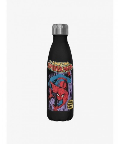 Marvel Spider-Man Spidey Cover Stainless Steel Water Bottle $9.76 Water Bottles