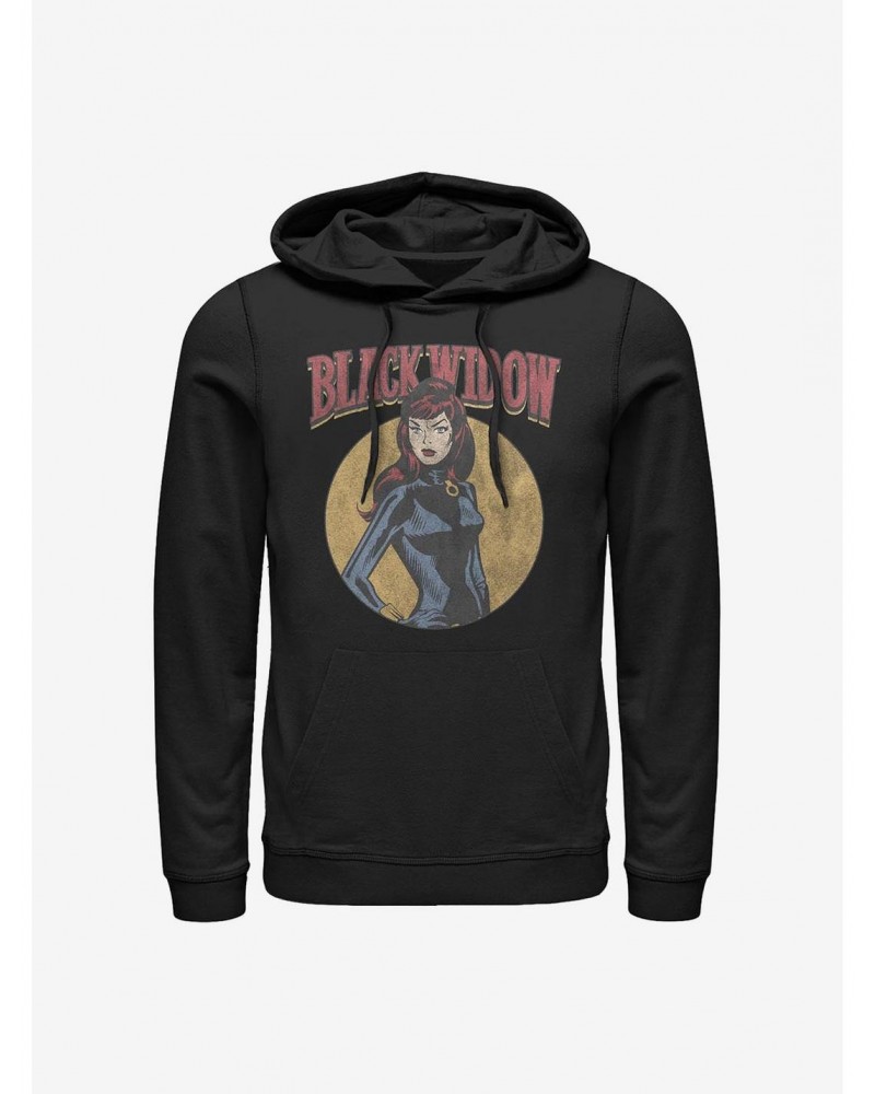 Marvel Black Widow Classic Cartoon Hoodie $14.01 Hoodies