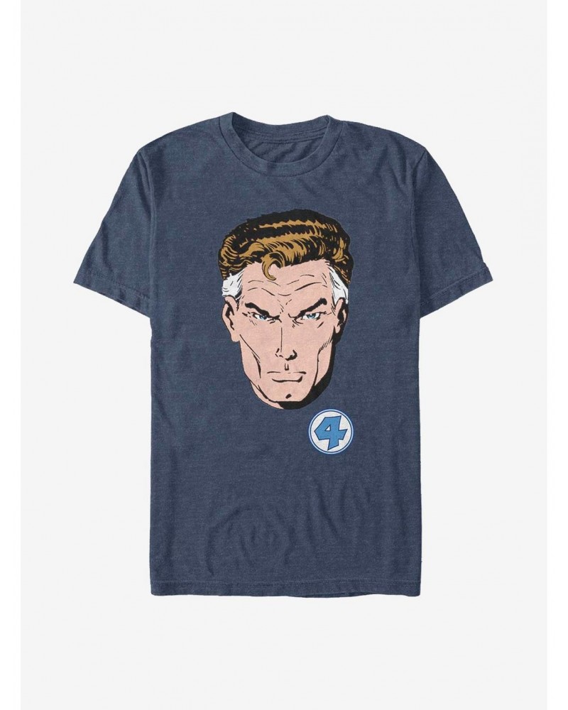 Marvel Fantastic Four Mr Fantastic Face T-Shirt $7.65 T-Shirts