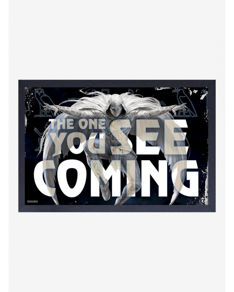 Marvel Moon Knight See Me Coming Framed Wood Wall Art $9.21 Merchandises