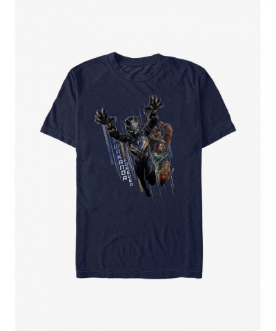 Marvel Black Panther: Wakanda Forever Warriors Take Action T-Shirt $7.07 T-Shirts